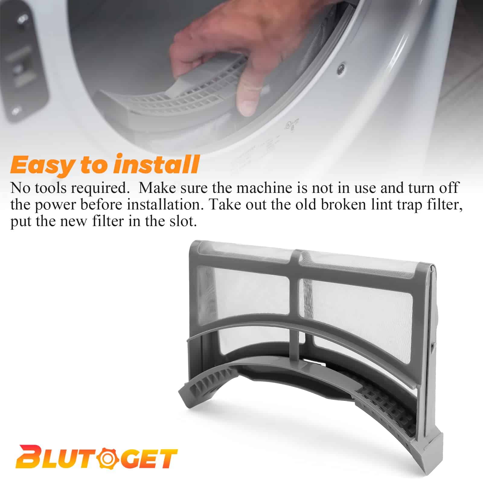 Filtro de pelusas para secadora 2024 DC61-02595A AP4578777 - Imagen 7