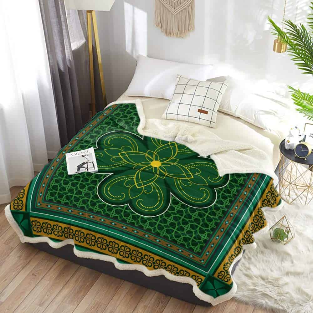 Manta de Sherpa T&H XHome para Cama Suave y Cálida, Mantas - Imagen 7