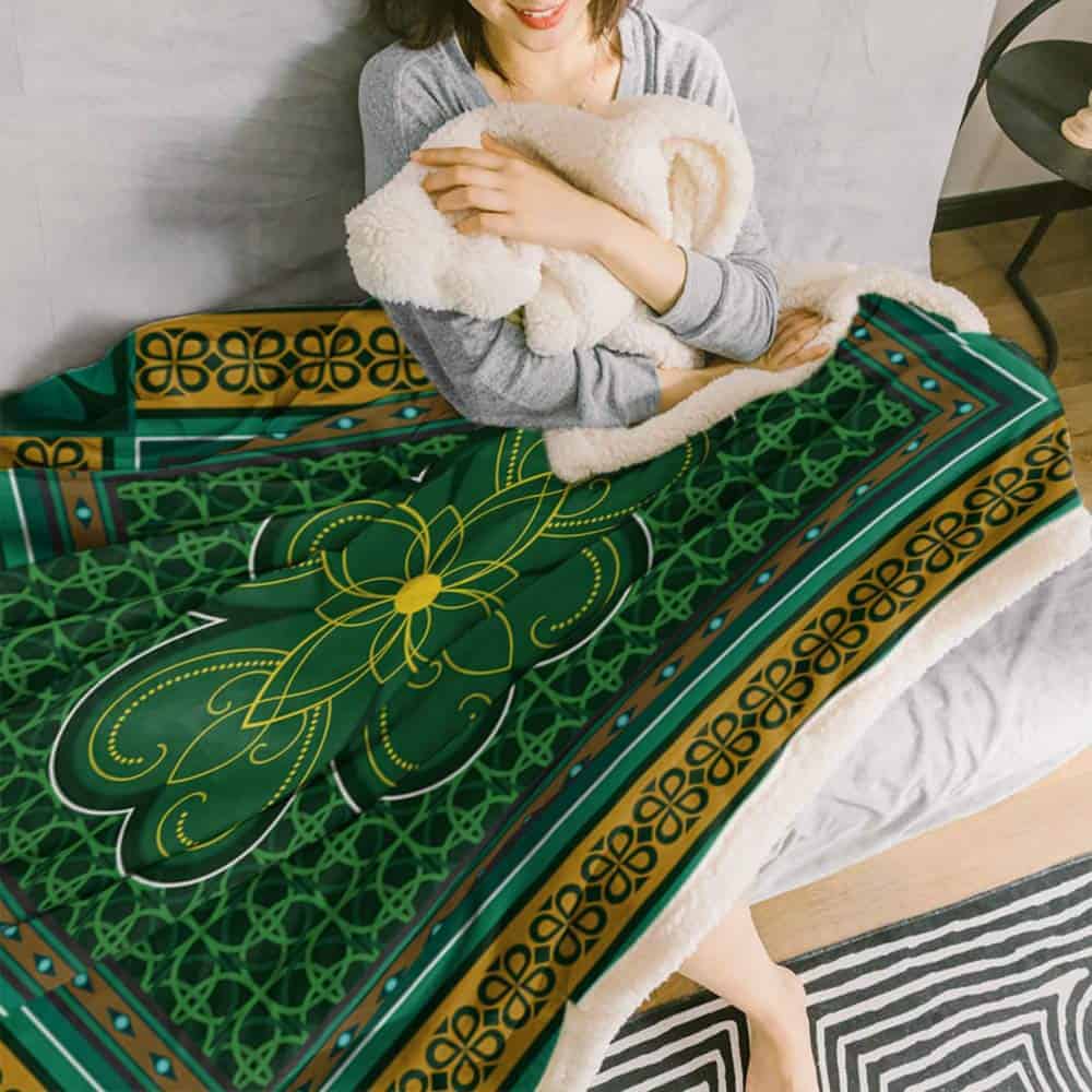 Manta de Sherpa T&H XHome para Cama Suave y Cálida, Mantas - Imagen 5