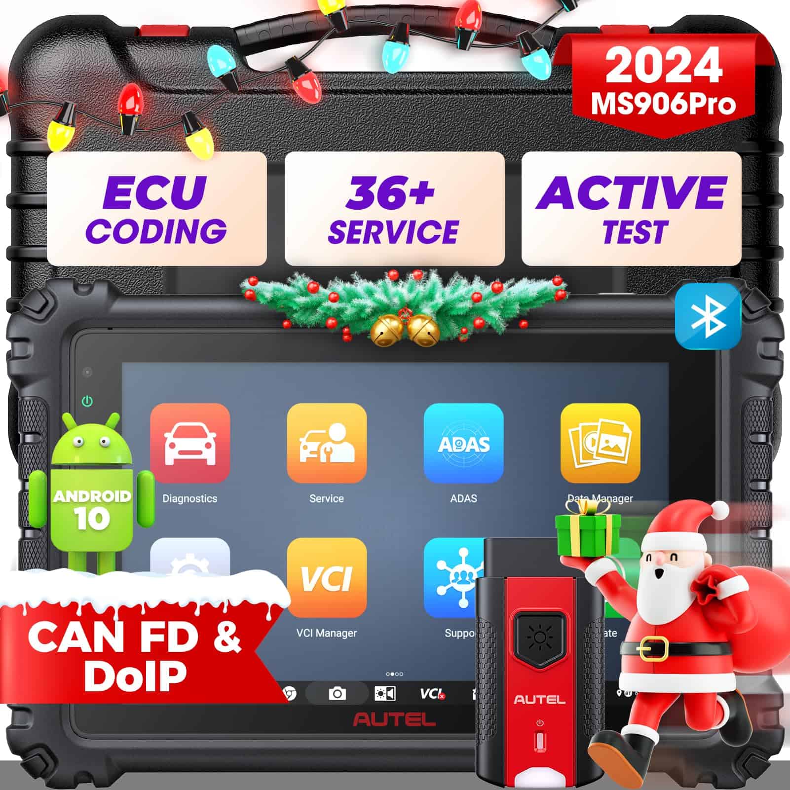 Autel MaxiSys MS906 PRO Scanner 2024: Codificación ECU como