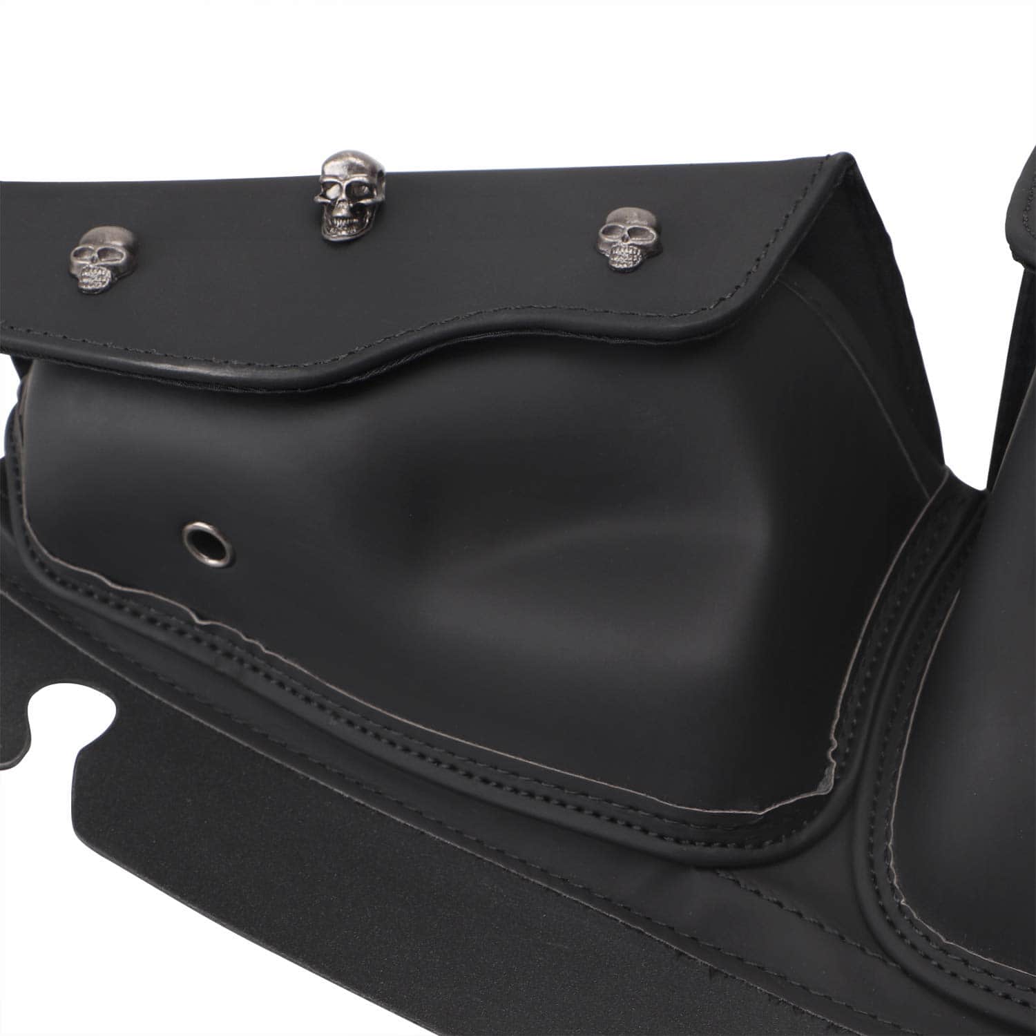 BID4ZE Bolsa de parabrisas con 3 bolsillos de cráneo negro - Imagen 4