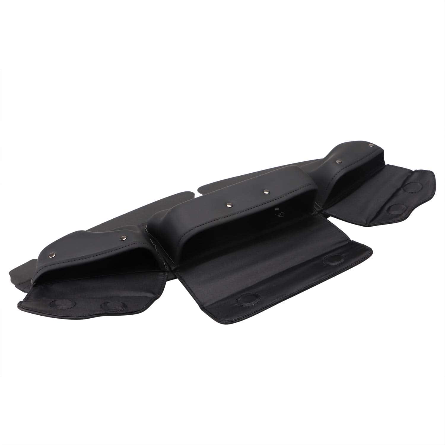 BID4ZE Bolsa de parabrisas con 3 bolsillos de cráneo negro - Imagen 8