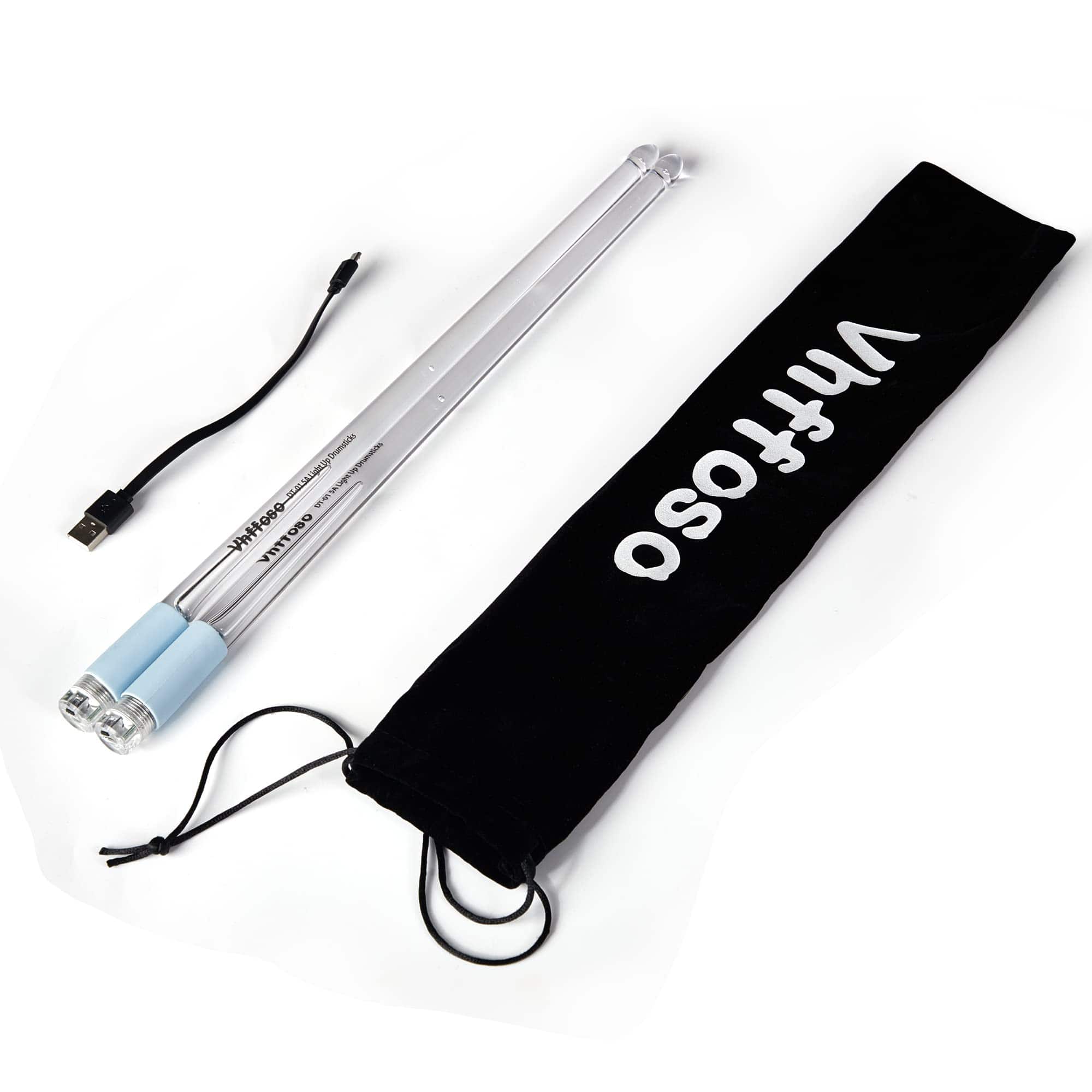 Baquetas de tambor luminosas recargables de 15 colores con - Imagen 5