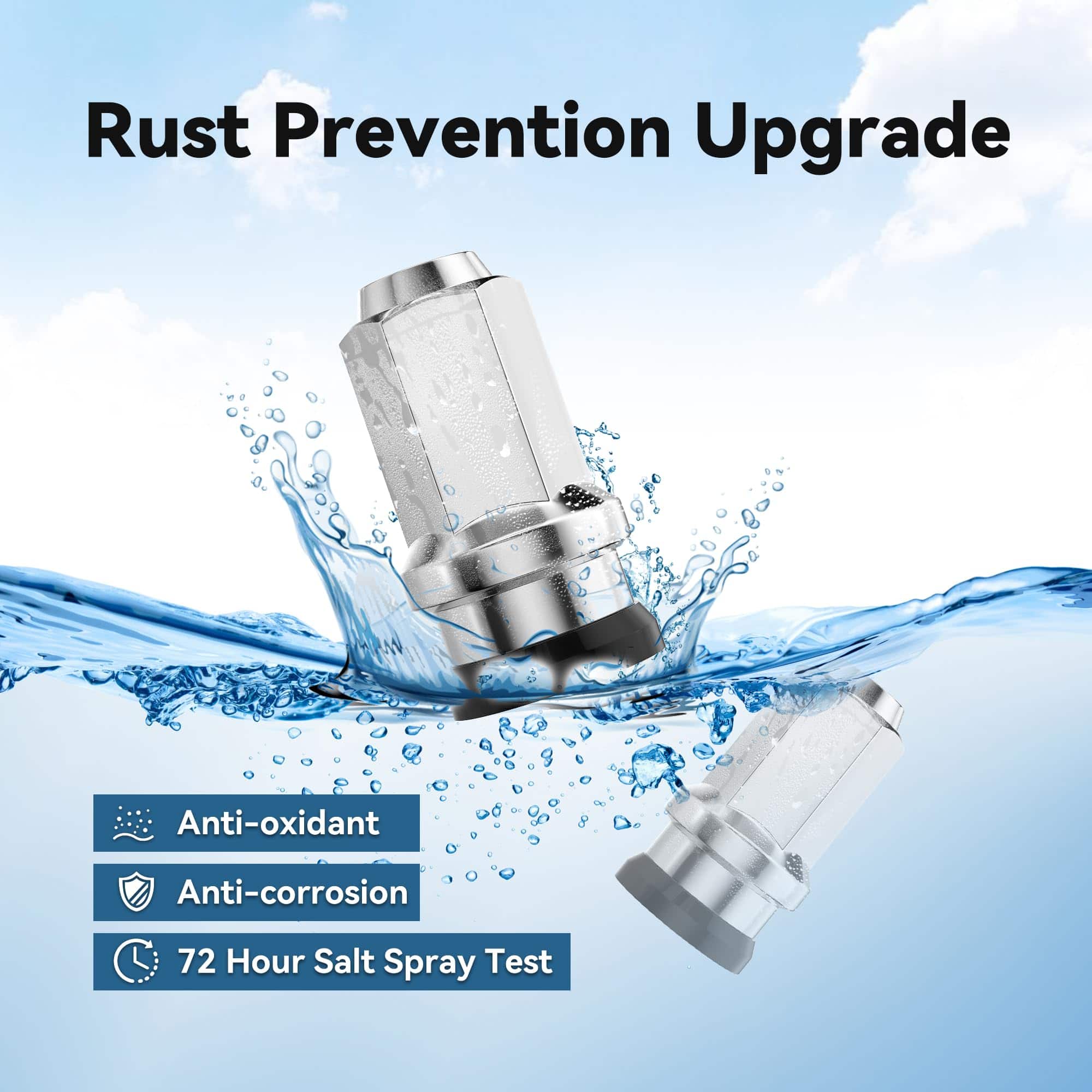 Tuerca para rueda OEM EZISOE M14x1.5 32 PCS, 2.1" de altura - Imagen 4