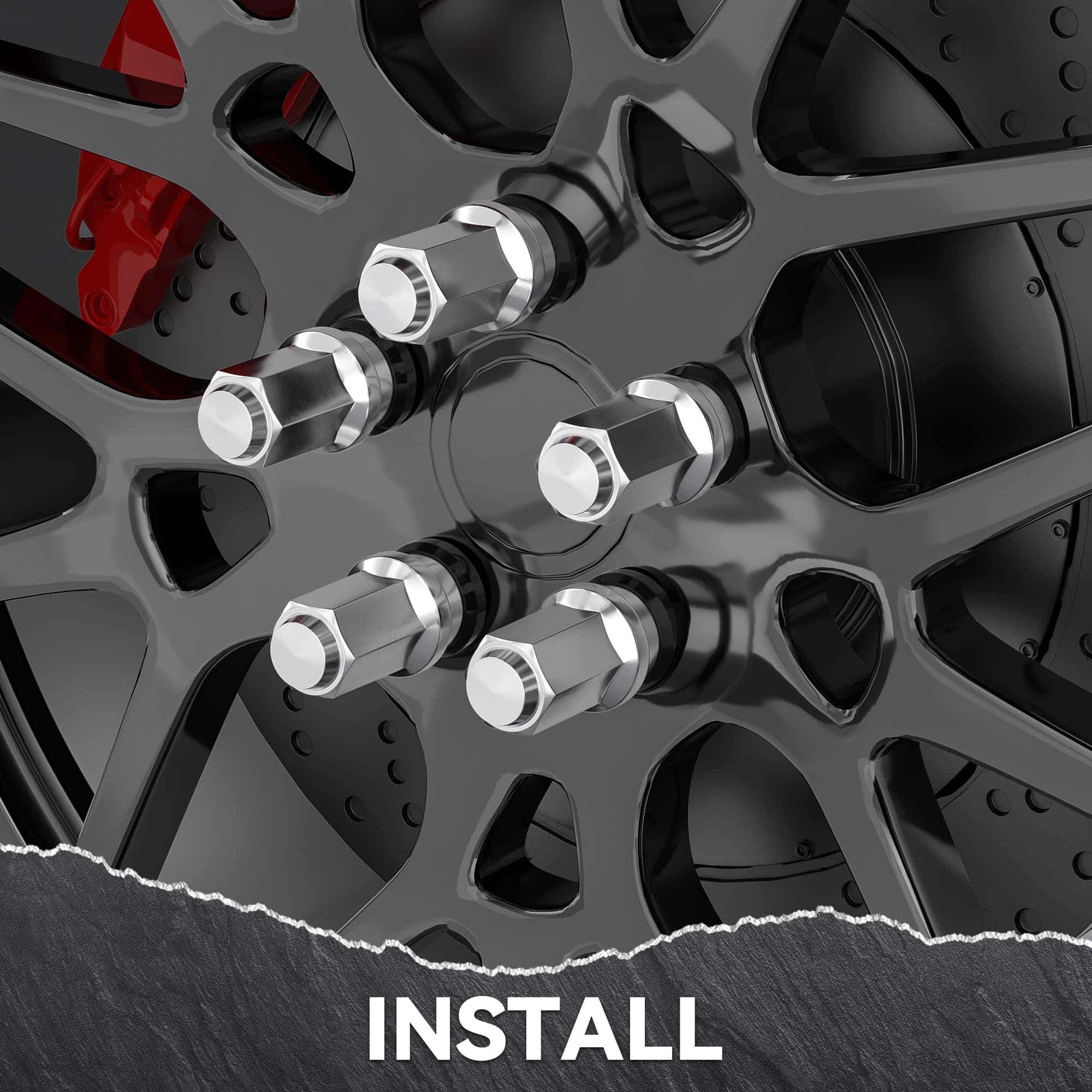 Tuerca para rueda OEM EZISOE M14x1.5 32 PCS, 2.1" de altura - Imagen 8