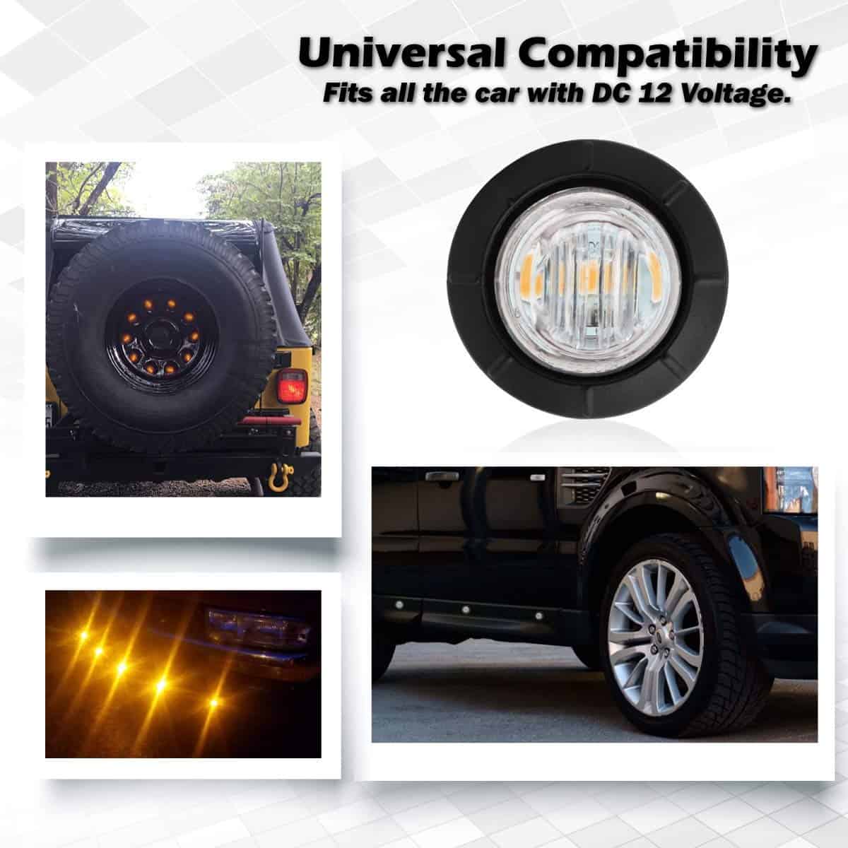 Luces Indicadoras Laterales de Marcador LED Redondas de 3/4 - Imagen 10