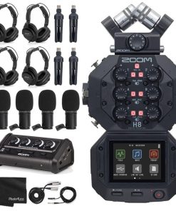 Grabadora Portátil Zoom H8 Eight Track Para Podcasting,