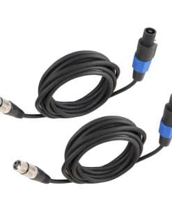 Pack de 2 Cables de 10 Pies SpeakOn a XLR - 2pcs 10Ft.
