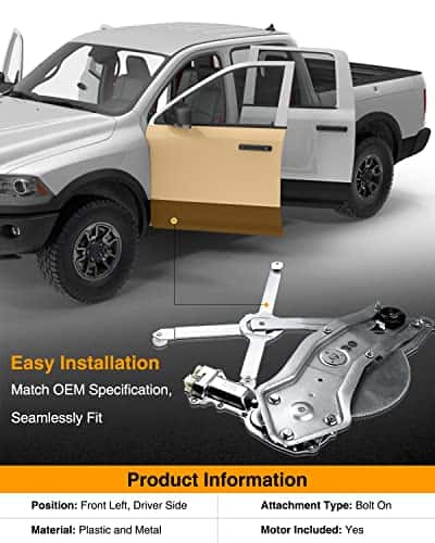 Regulador de ventanas eléctrico A-Premium con motor - Imagen 4