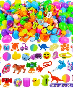 JOYIN 200 PCS Huevos de Pascua prefabricados con Juguetes