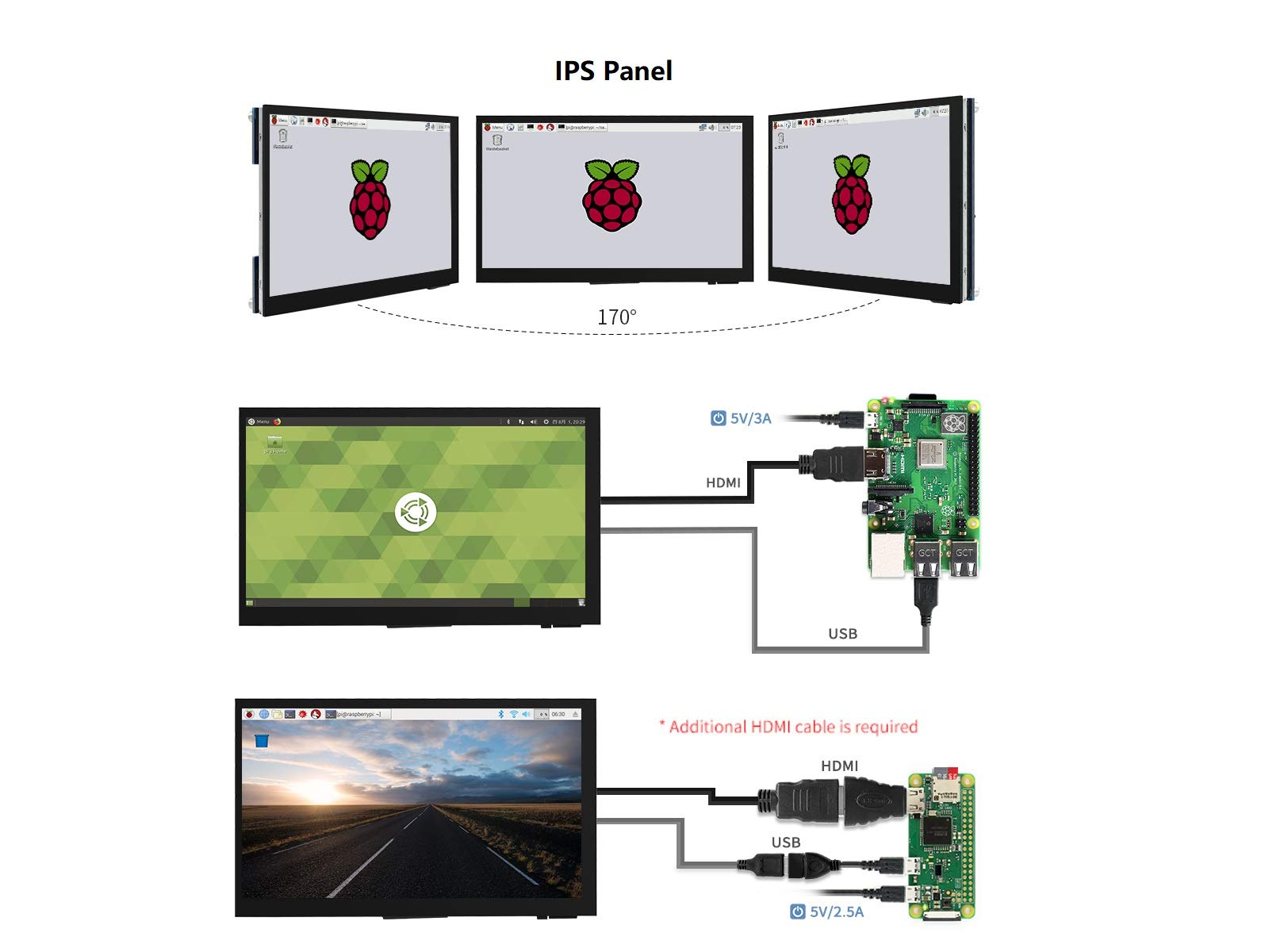 Ingcool Pantalla táctil capacitiva de 7 pulgadas con - Imagen 9