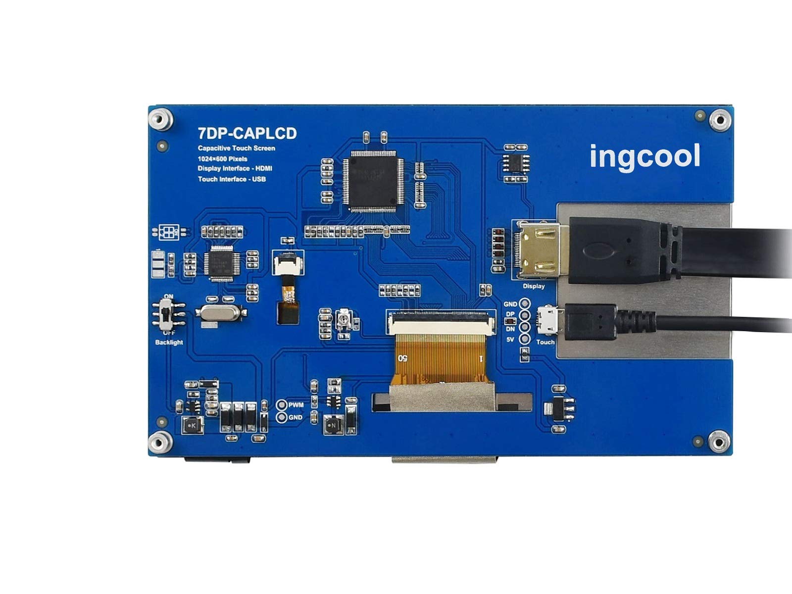 Ingcool Pantalla táctil capacitiva de 7 pulgadas con - Imagen 3