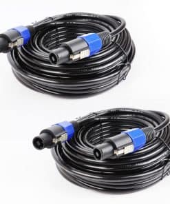 Paquete de 2 cables de extensión SpeakOn de 50 pies - 2 PCS