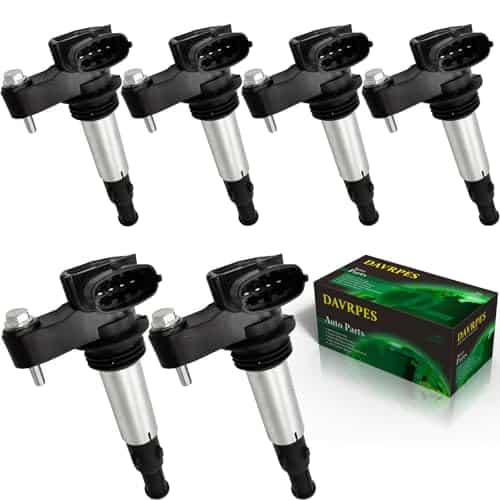 Conjunto de 6 bobinas de encendido de motor UF375 DAVRPES