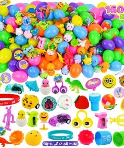 JOYIN 160 PCS Huevos de Pascua Rellenos con Juguetes