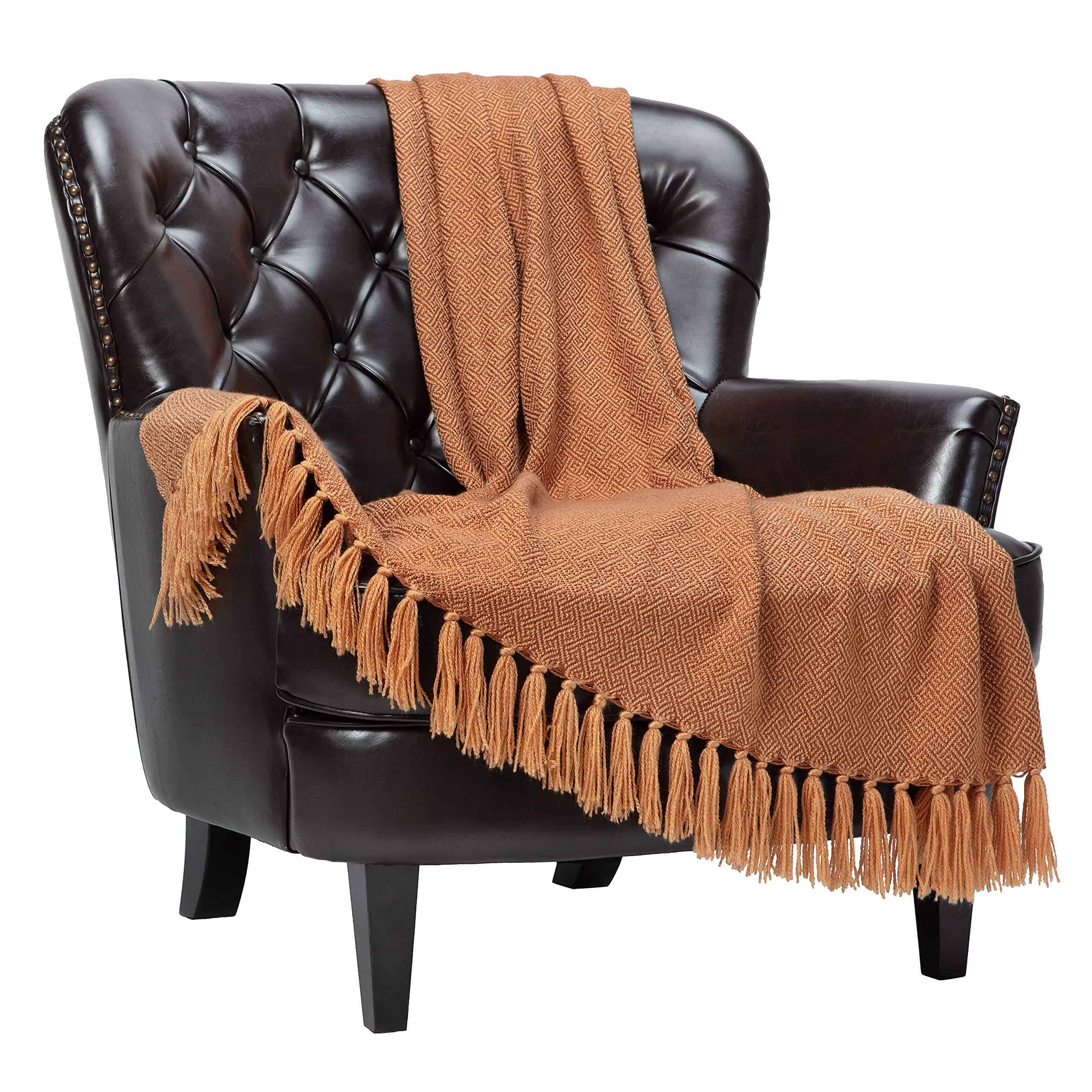 Manta de lana acrílica súper suave Premium Mini Maze de