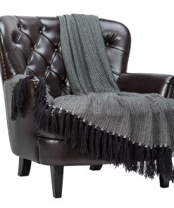 Manta de Lanzamiento de Mini Chevron de Chanasya Premium