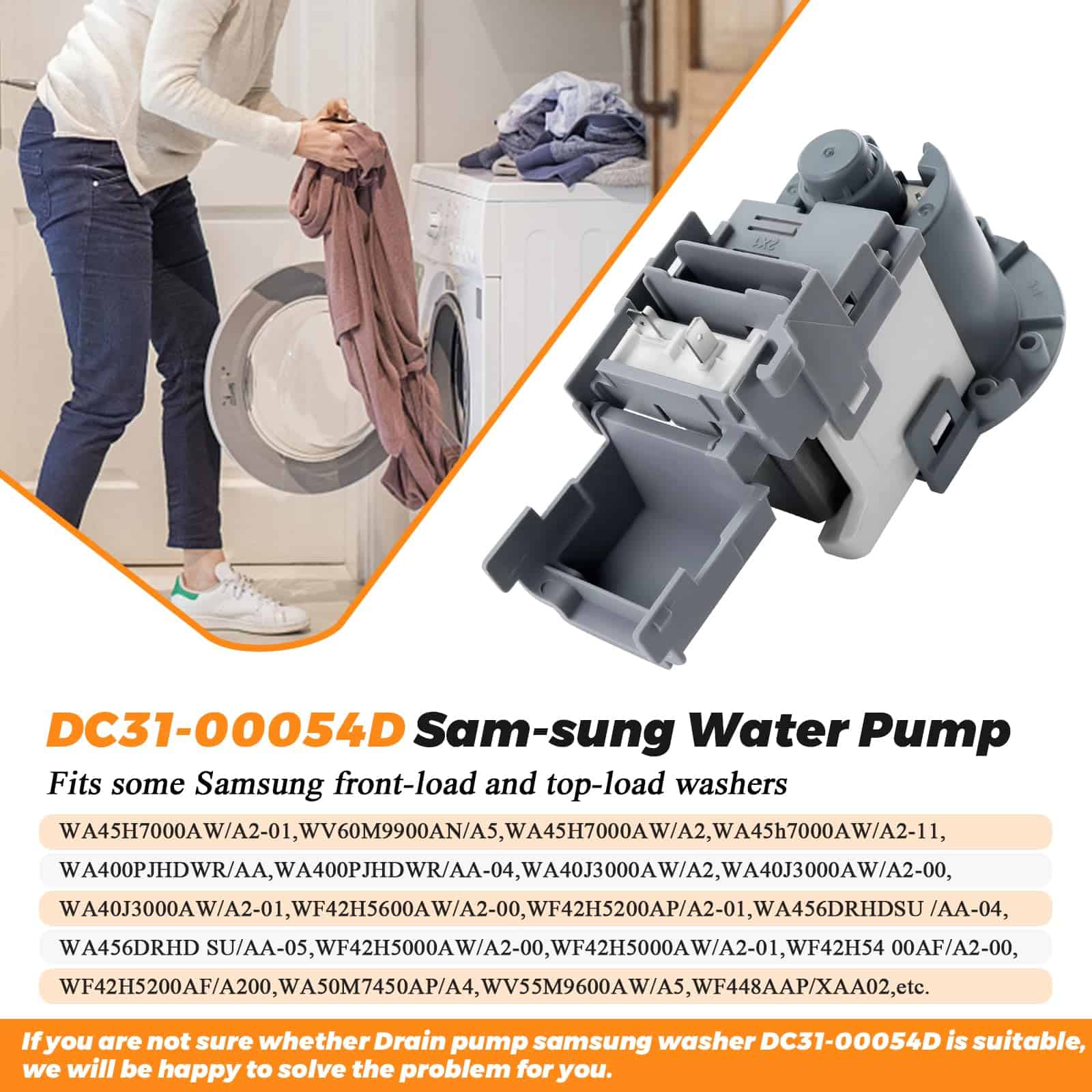 Motor de Bomba de Drenaje para Lavadora DC31-00054D - Imagen 6