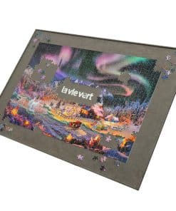 Tablero de rompecabezas de madera Lavievert Portátil para