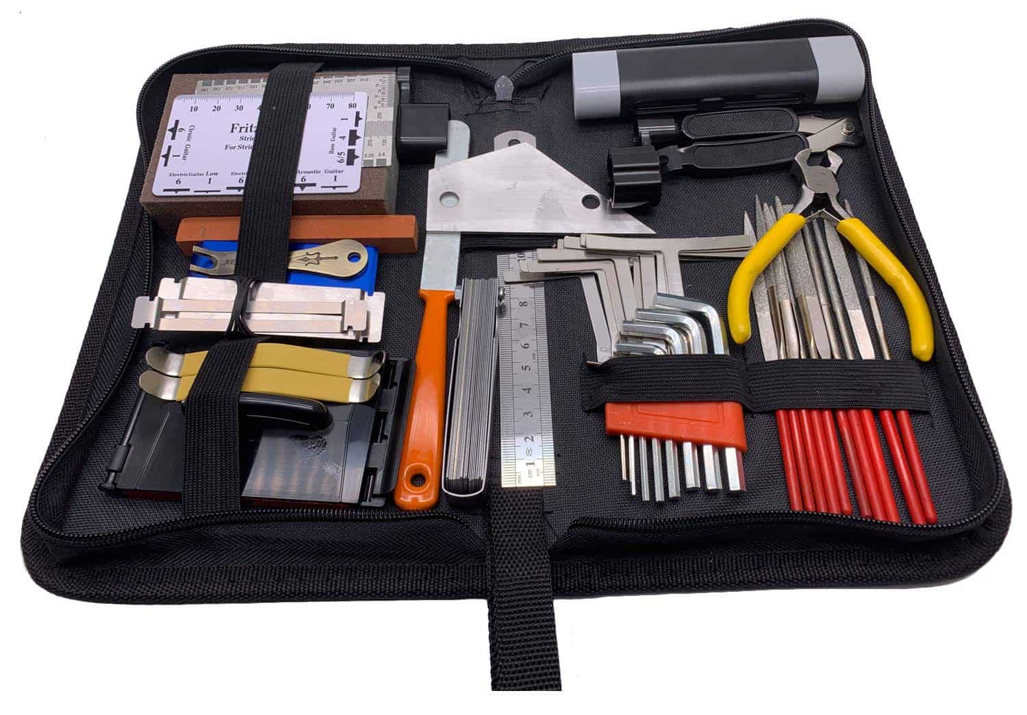 Juego de Herramientas de Reparación de Guitarra Jiayouy 46 - Imagen 3