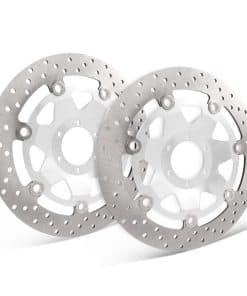 Juego de 2 discos de freno delanteros de repuesto para