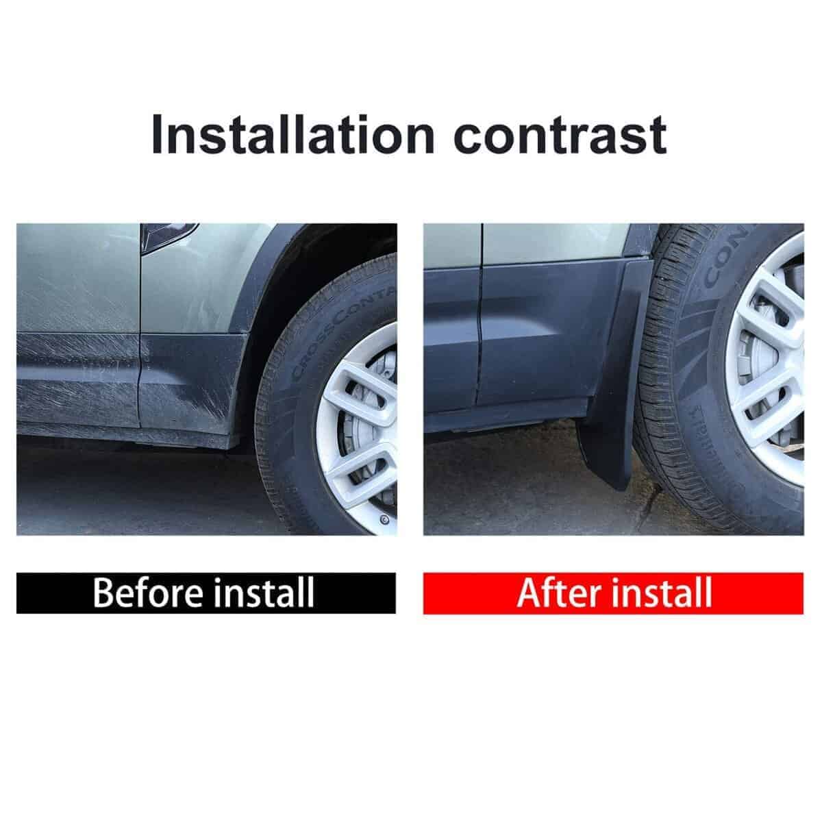 Juego de 4 guardabarros para coche YIWANG para Land Rover - Imagen 3