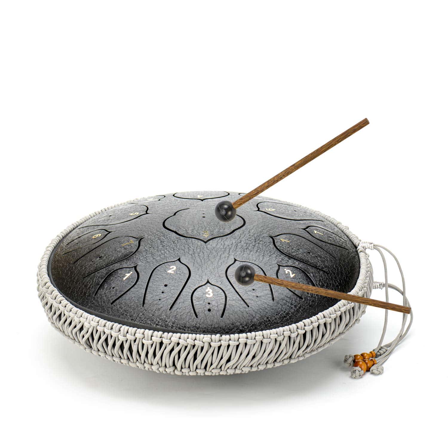 Tambor de Lengua de Acero de 15 Notas de 14 Pulgadas Negro - Imagen 6