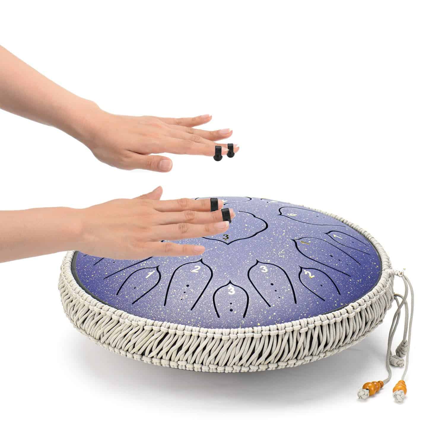 Tambores de lengua de acero de 15 notas de 14 pulgadas de - Imagen 5