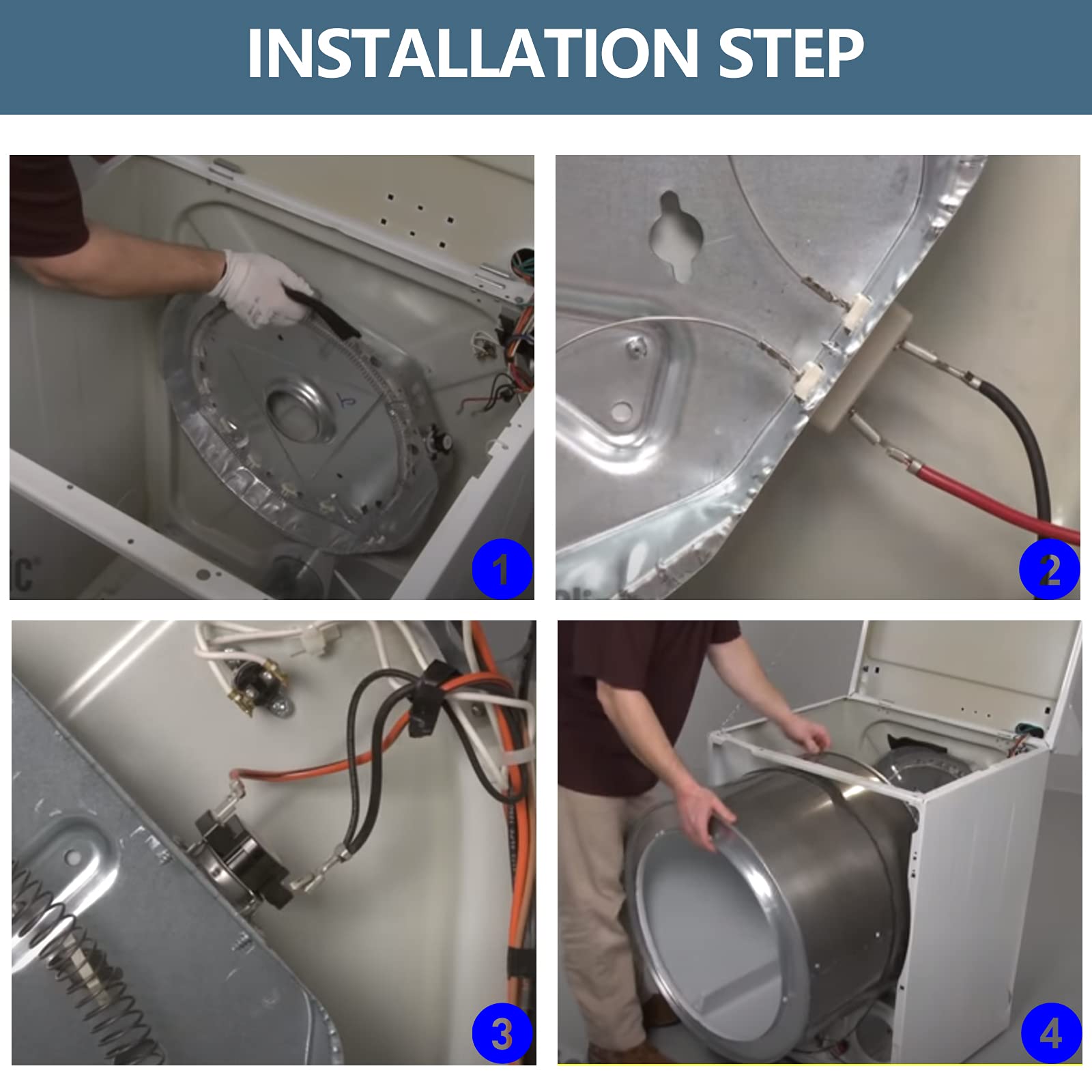 131553900 Conjunto de Calefactor para Secadora por Sikawai - Imagen 7