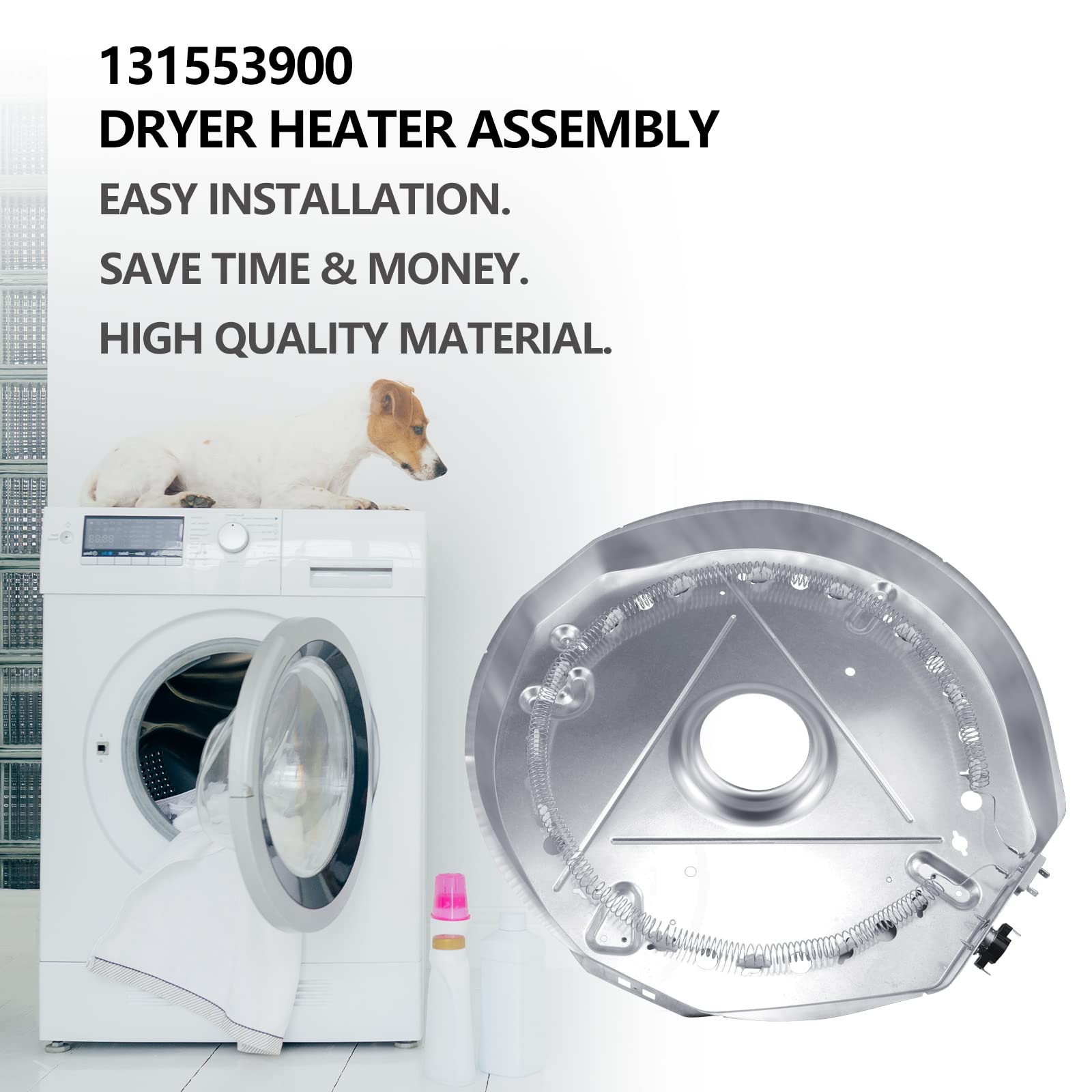 131553900 Conjunto de Calefactor para Secadora por Sikawai - Imagen 8