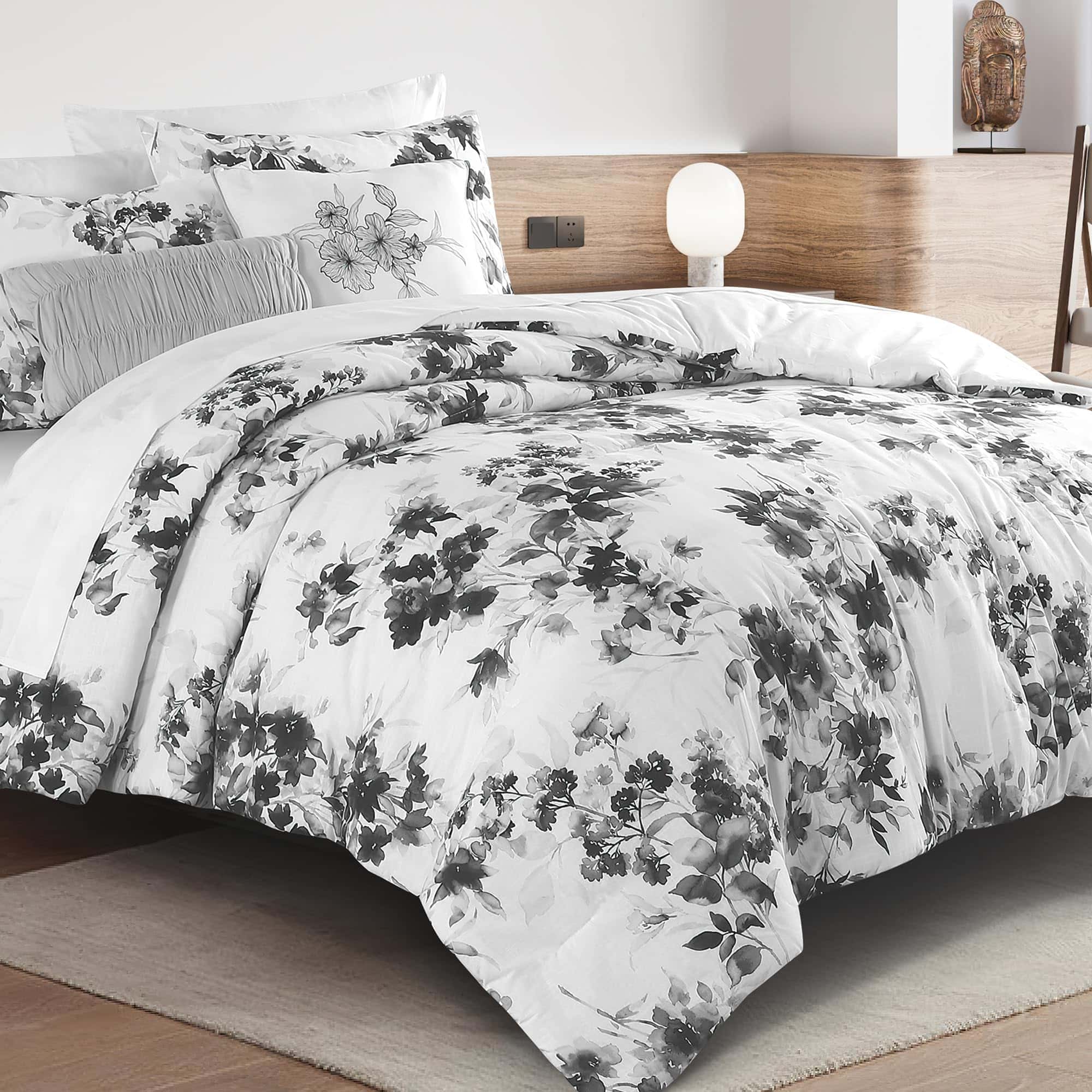 Juego de Edredón Queen Size Wellbeing de 5 Piezas 100%