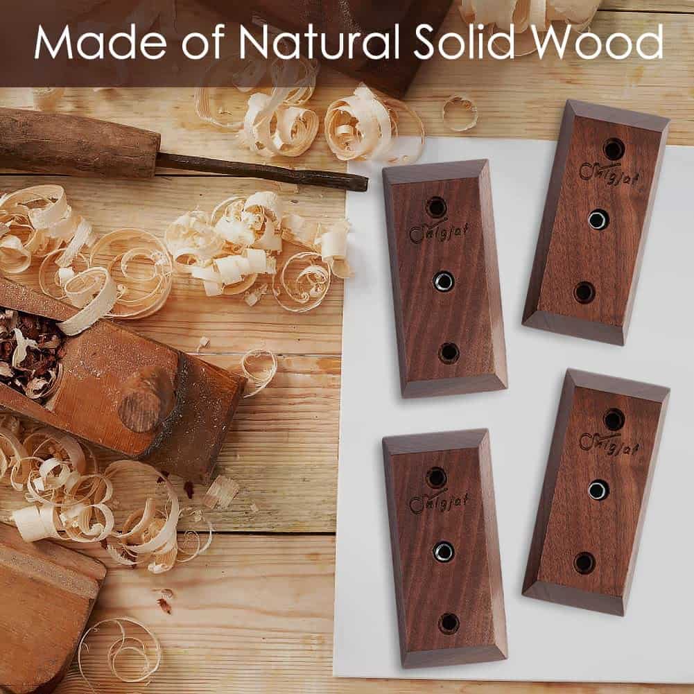 Paquete de 4 soportes de pared para guitarra SNIGJAT, - Imagen 4