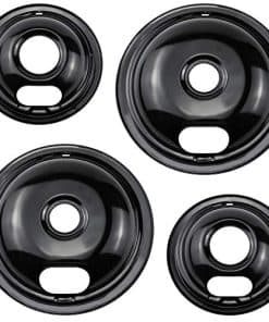 Kit de 2 bandejas de goteo de quemador de rango W10290350 &