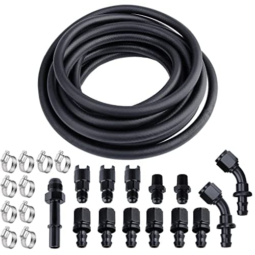 Kit de línea de combustible 25FT 6AN: Manguera de
