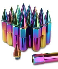 20PCS 60MM Tuercas de Puntas de Púas de Acero Extendidas