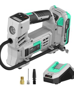 Compresor de aire inflador de neumáticos Litheli 20V, bomba