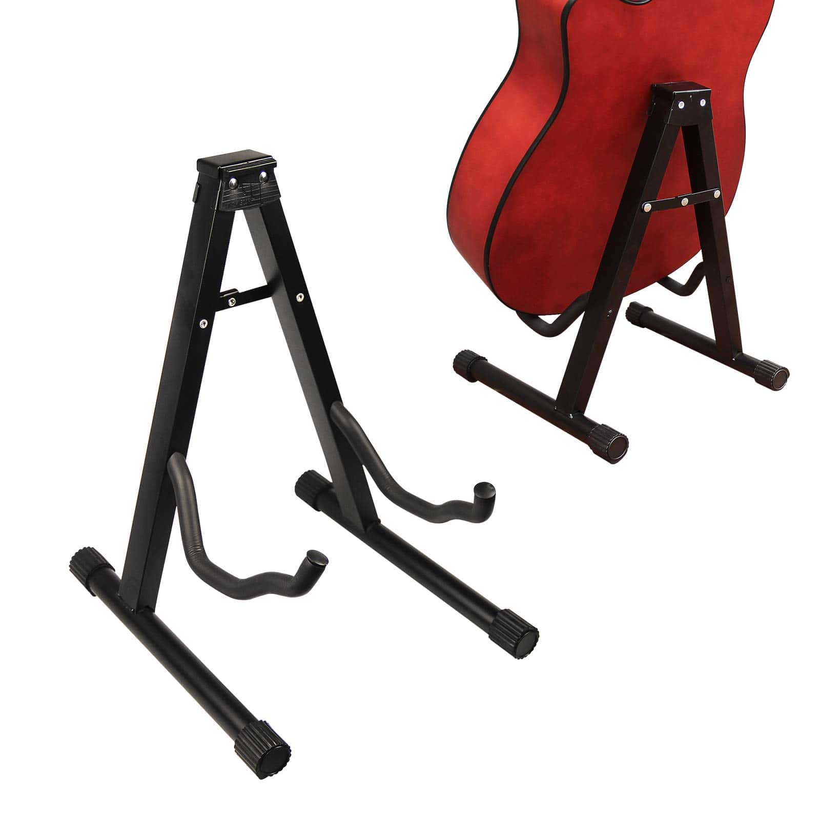 Soporte de guitarra plegable de 2 piezas Universal A-Frame - Imagen 5