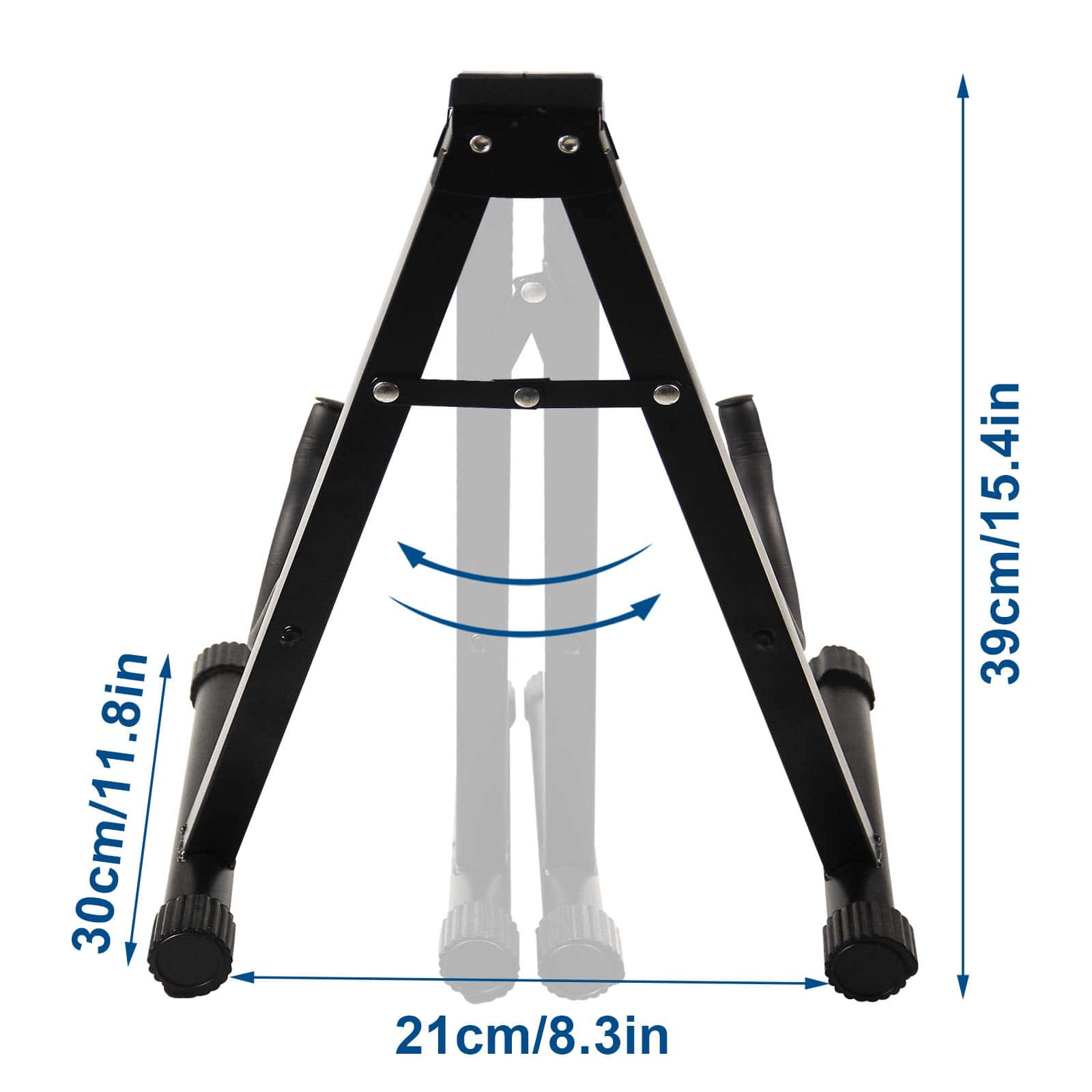 Soporte de guitarra plegable de 2 piezas Universal A-Frame - Imagen 3