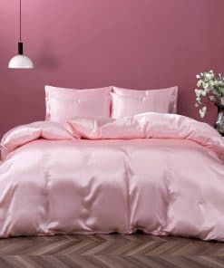 Juego de 5 Piezas de Funda nórdica de Satén Tamaño King de