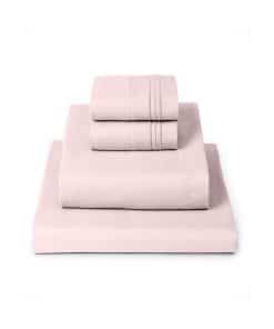 Juego de sábanas Mellanni Queen - 4 piezas de -Rosa melocotó