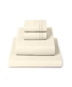 Juego de sábanas Mellanni Queen - 4 piezas -Marfil Dorado