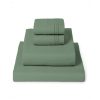 Juego de sábanas Mellanni Queen - Colección -Verde Salvia