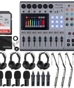 Zoom PodTrak P8 Multitrack Podcast Recorder -Personas)
