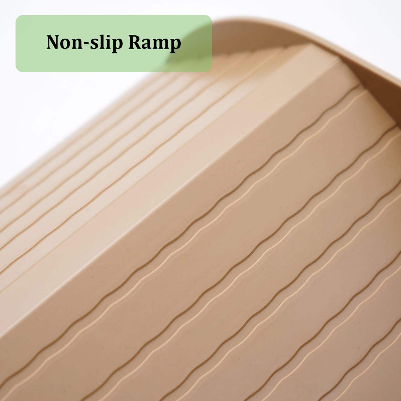 Plato de alimentación para reptiles tortugas con rampa y - Imagen 4