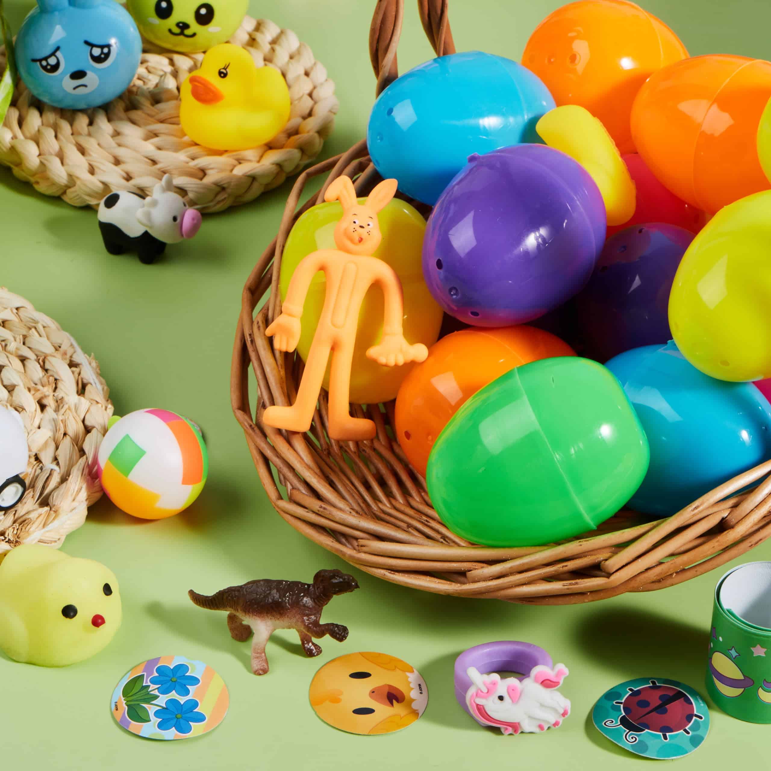 JOYIN 200 Pcs Huevos de Pascua Rellenos con Juguetes y - Imagen 9