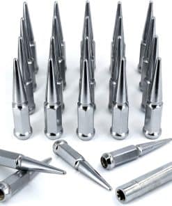 Tuerca Cromada Espiga M14x1.5 24 piezas + Herramienta,