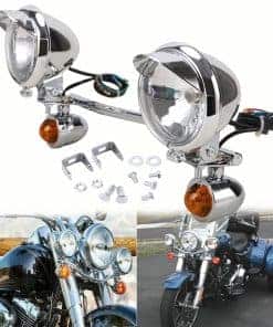 Oumurs Barra de luz para motocicleta Compatible con Harley