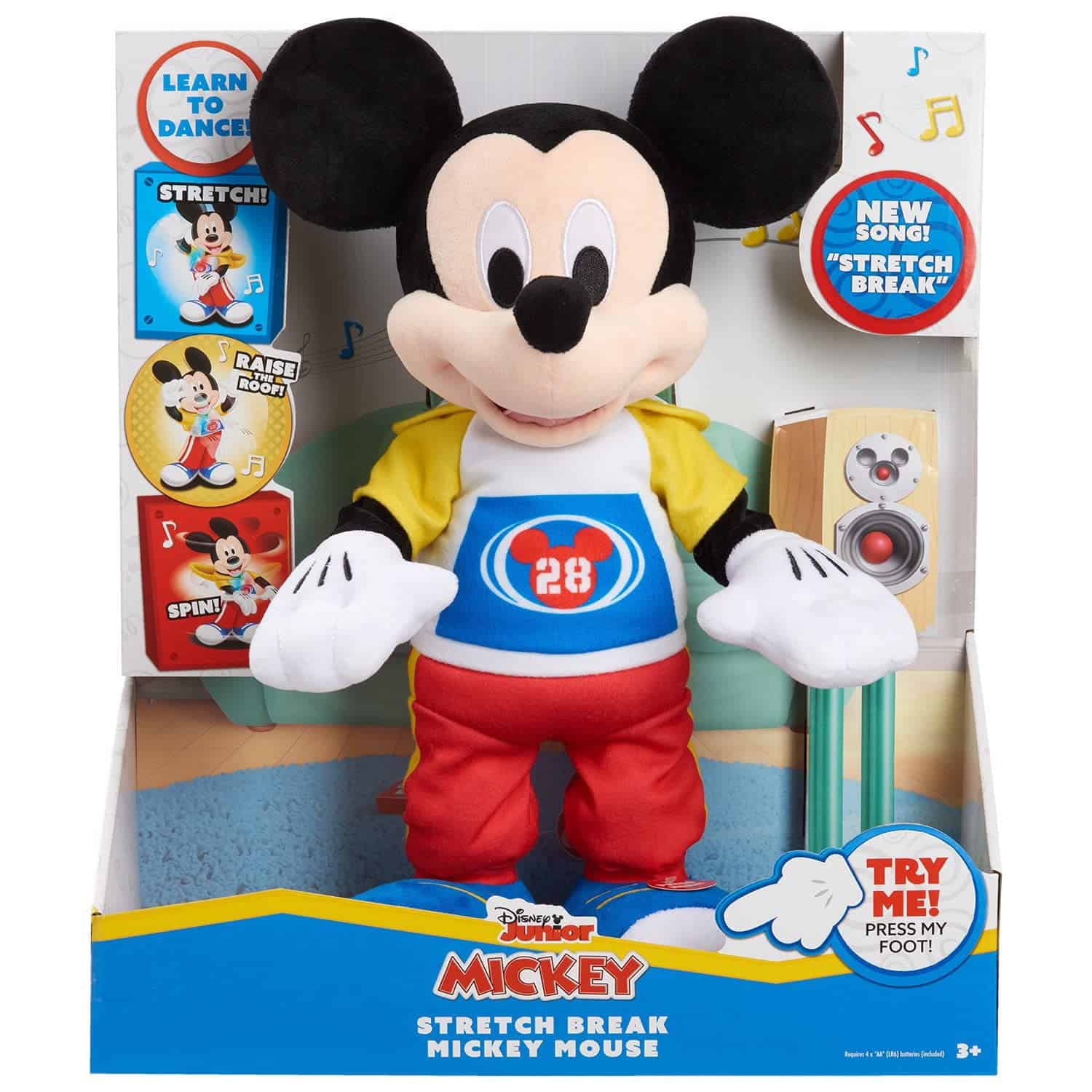 Peluche Interactivo Mickey Mouse Stretch Break