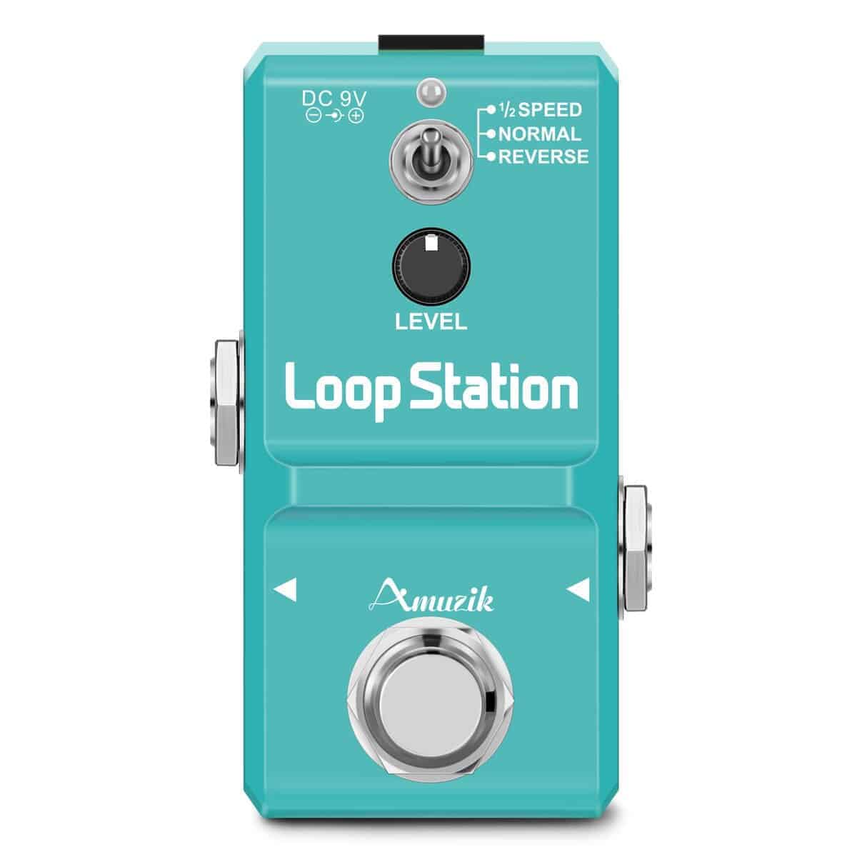 Pedal de guitarra Looper Amuzik para guitarra eléctrica