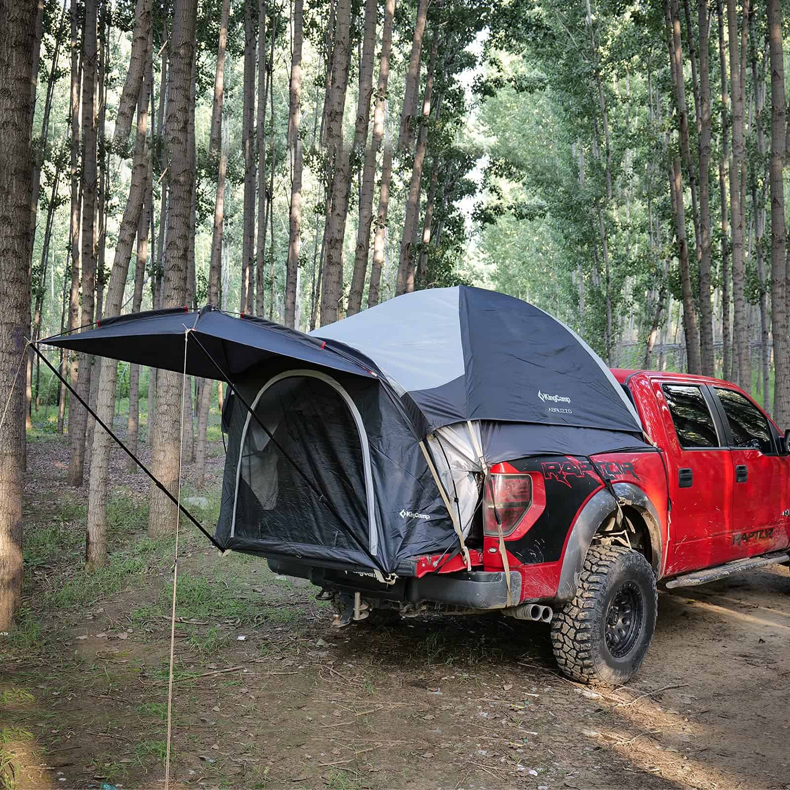 Tienda de campaña para cama de camión KingCamp de 6.5 pies - Imagen 3